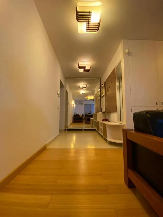 Sunny Two Room Apartment, Baneasa, Petrom City, Free Wi-Fi And Underground Parking Bukurešť